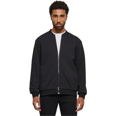 Urban Classics Cozy College Jacka för män, svart, S Urban Classics Cozy College Jacka för män, svart, S