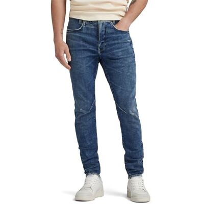 G-STAR RAW G-STAR herr Jeans D-staq 3D Slim Jeans, Blå (Antik blekt Orinoco Blue Destroyed D05385-c051-g120), 30W / 32L G-STAR RAW G-STAR herr Jeans D-staq 3D Slim Jeans, Blå (Antik blekt Orinoco Blue Destroyed D05385-c051-g120), 30W / 32L