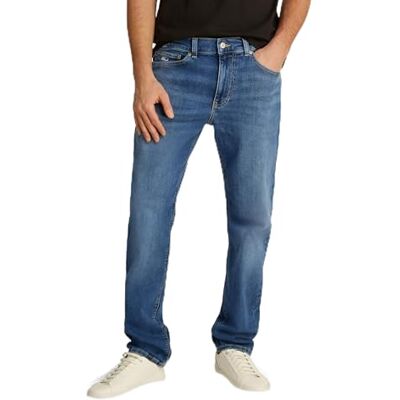 Tommy Jeans Herr Ryan Slim STR DH0235 DM0DM210541A5025 Rak, Denim (Denim Medium), 3434, Denim (denim medium), 34W x 34L Tommy Jeans Herr Ryan Slim STR DH0235 DM0DM210541A5025 Rak, Denim (Denim Medium), 3434, Denim (denim medium), 34W x 34L