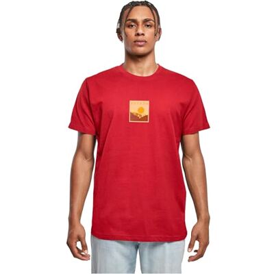MERCHCODE T-shirt för män, Burgund, L MERCHCODE T-shirt för män, Burgund, L
