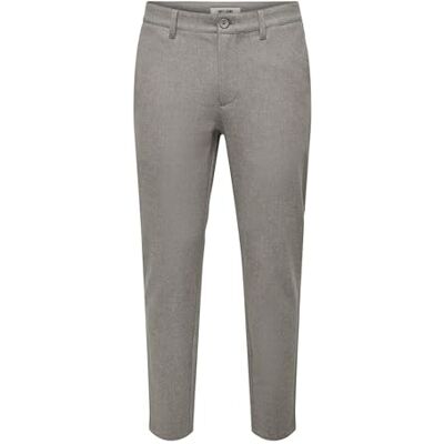 Only & Sons Onsmark Slim borstad piké 0353 byxor, Falk, 36W / 32L Only & Sons Onsmark Slim borstad piké 0353 byxor, Falk, 36W / 32L