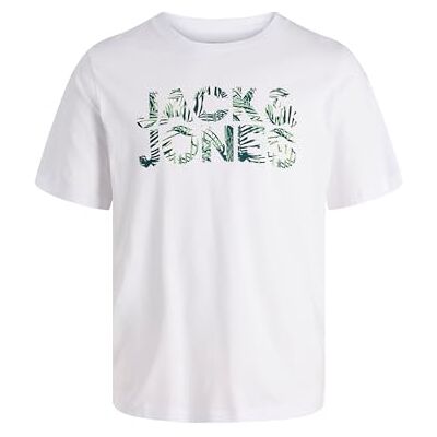 JACK & JONES Jjeff-logotyp Tee Ss Sn, Vit, L JACK & JONES Jjeff-logotyp Tee Ss Sn, Vit, L