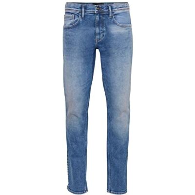 b BLEND Blend Herr Blizzard Fiat multiflex raka NOOS jeans, 200291_denim mellanblå, 33/34 b BLEND Blend Herr Blizzard Fiat multiflex raka NOOS jeans, 200291_denim mellanblå, 33/34