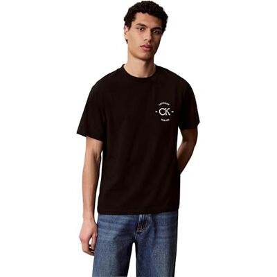 Calvin herr 20S april grafisk säsongsbetonade Fashi LV04RE825G grafiska t-shirts, svart, M Calvin herr 20S april grafisk säsongsbetonade Fashi LV04RE825G grafiska t-shirts, svart, M