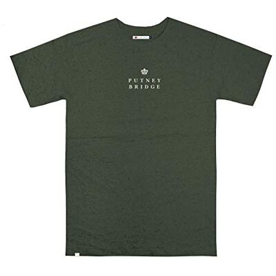 Putney Bridge Herr Putney Crown T-shirt, Grön (kaki kha), XXL Putney Bridge Herr Putney Crown T-shirt, Grön (kaki kha), XXL