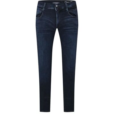 Replay Slim fit Jeans Anbass Hyperflex Eco Plus, 007 mörkblå, 36W x 34L Replay Slim fit Jeans Anbass Hyperflex Eco Plus, 007 mörkblå, 36W x 34L