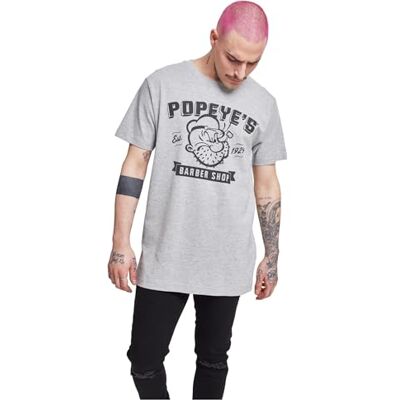 MERCHCODE Män popeye barbershop t-shirt MERCHCODE Män popeye barbershop t-shirt