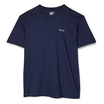 Vans herr skript SS T-shirt, Navy and Stormy Weather, L, Marin och stormigt väder, L Vans herr skript SS T-shirt, Navy and Stormy Weather, L, Marin och stormigt väder, L