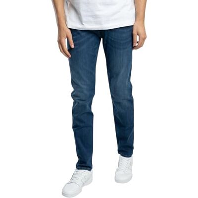 Replay herr Jeans Anbass Powerstretch Denim, 091 medium blå, 32W / 34L Replay herr Jeans Anbass Powerstretch Denim, 091 medium blå, 32W / 34L