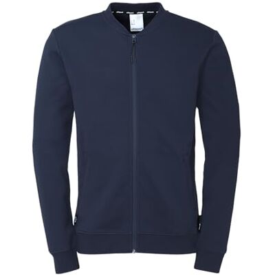 uhlsport ID collegejacka väst för herr gå ut jacka sweatshirt utan huva för män, kvinnor och barn, marinblå, 128 uhlsport ID collegejacka väst för herr gå ut jacka sweatshirt utan huva för män, kvinnor och barn, marinblå, 128