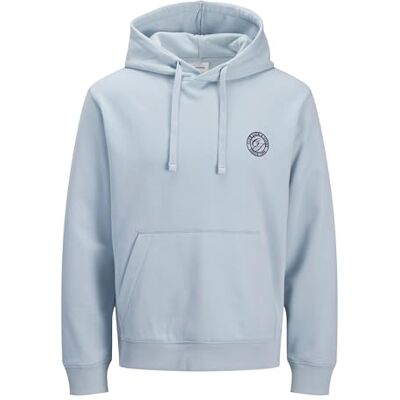 JACK & JONES Jjalliance Sweat Hood, Himmelsk blå, XL JACK & JONES Jjalliance Sweat Hood, Himmelsk blå, XL