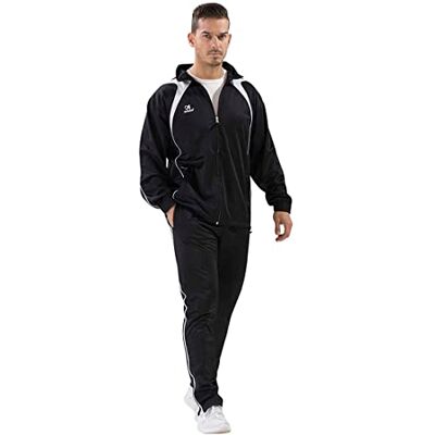 Asioka 120/15 Slim Fit träningsdräkt, unisex vuxna L svart Asioka 120/15 Slim Fit träningsdräkt, unisex vuxna L svart