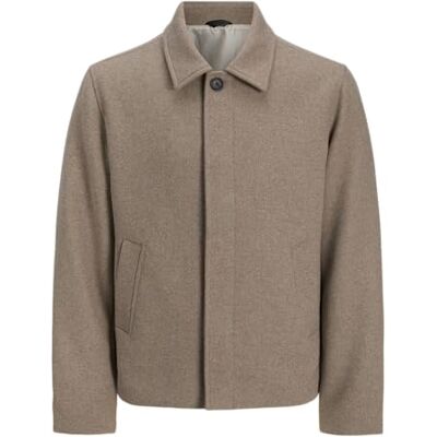JACK & JONES Herr Jjeharrison Short Coat Sn, Grige, x_s, Greige, x_s JACK & JONES Herr Jjeharrison Short Coat Sn, Grige, x_s, Greige, x_s