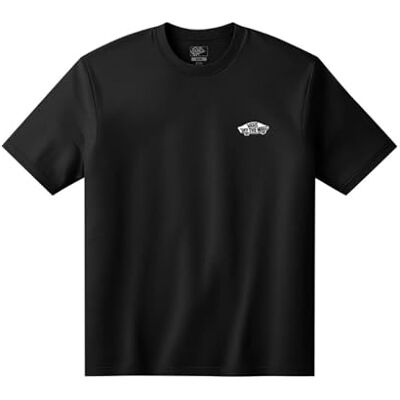 Vans Herr T-Shirt À Double Standard Avec Logo Au Dos, Black/White, XL Vans Herr T-Shirt À Double Standard Avec Logo Au Dos, Black/White, XL