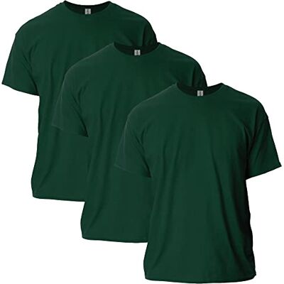 Gildan T-shirt för män (förpackning med 3), Skogsgrön (3-pack), 3XL Gildan T-shirt för män (förpackning med 3), Skogsgrön (3-pack), 3XL