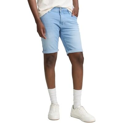TOM TAILOR Denim herr TTPIERS smala jeans shorts, 37701 Ljusblå, M TOM TAILOR Denim herr TTPIERS smala jeans shorts, 37701 Ljusblå, M