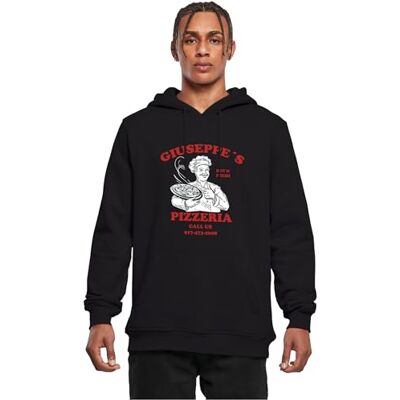 Tee herr Giuseppe's Pizzeria Hoody L svart, svart, L Tee herr Giuseppe's Pizzeria Hoody L svart, svart, L