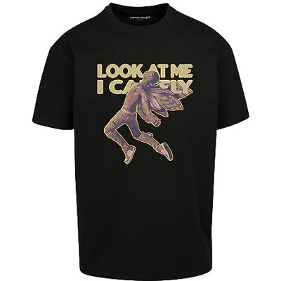 unisex T-shirt look oversize Tee svart L, svart, L unisex T-shirt look oversize Tee svart L, svart, L