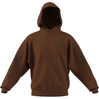 adidas Mezczyzni FUTURE ICONS THREE STRIPES FULL-ZIP HOODIE, Dusky Bronze, S adidas Mezczyzni FUTURE ICONS THREE STRIPES FULL-ZIP HOODIE, Dusky Bronze, S