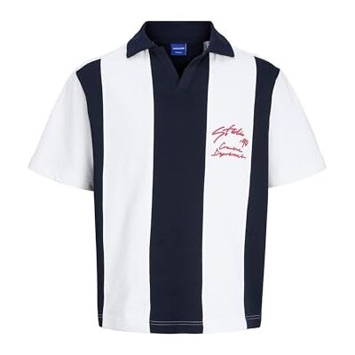JACK & JONES Jornostalgia Sweat Polo Ss, Sky Captain, XXL JACK & JONES Jornostalgia Sweat Polo Ss, Sky Captain, XXL