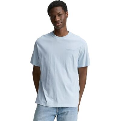 TOM TAILOR Denim T-shirt för män, 35249 – Ljusblå grå, S TOM TAILOR Denim T-shirt för män, 35249 – Ljusblå grå, S
