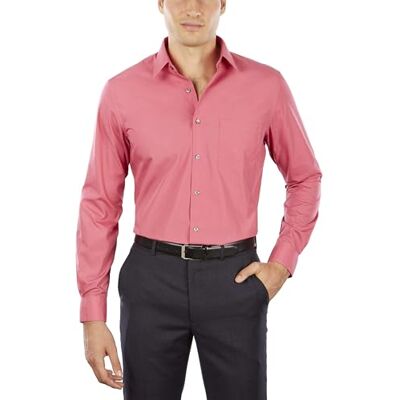 Van Heusen herrklänning skjorta anpassad poplin solid, Ökenros, 15 Neck / 34-35 Sleeve Van Heusen herrklänning skjorta anpassad poplin solid, Ökenros, 15 Neck / 34-35 Sleeve