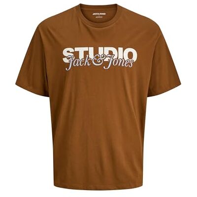 JACK & JONES Jjyuki Tee Ss Crew Neck Bf, Munkar rock, M JACK & JONES Jjyuki Tee Ss Crew Neck Bf, Munkar rock, M