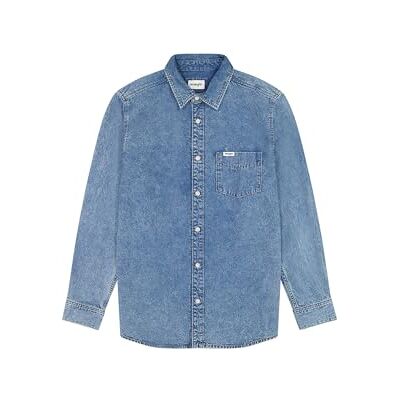 Wrangler 1 PKT skjorta, indigo valley, M Wrangler 1 PKT skjorta, indigo valley, M