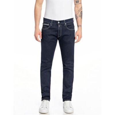 Replay Slim fit Jeans Anbass Hyperflex ReUsed, 007 mörkblå, 29W / 34L Replay Slim fit Jeans Anbass Hyperflex ReUsed, 007 mörkblå, 29W / 34L