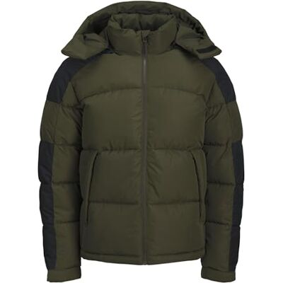 JACK & JONES Herrjacka, utomhusjacka, quiltad jacka, Jcoaero Puffer SN, Skogsnatt, L JACK & JONES Herrjacka, utomhusjacka, quiltad jacka, Jcoaero Puffer SN, Skogsnatt, L