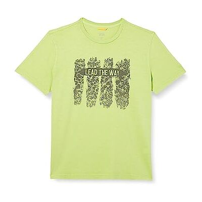 camel active Kortärmad T-shirt för män av ekologisk bomull, limegrön, S camel active Kortärmad T-shirt för män av ekologisk bomull, limegrön, S