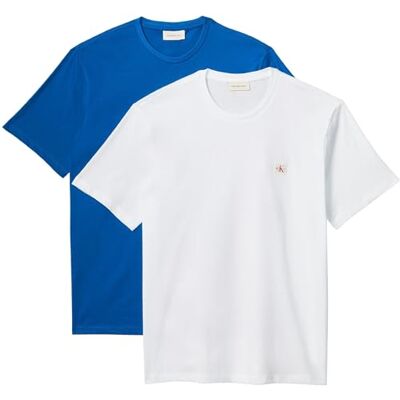 Calvin Herr ss Badge Tee 2-pack Lv04Rd248G T-shirts, Multi, S Calvin Herr ss Badge Tee 2-pack Lv04Rd248G T-shirts, Multi, S