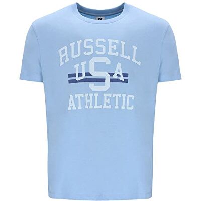 Russell Athletic herr RUA-S/S rund hals t-shirt T, Chambray Blue, L Russell Athletic herr RUA-S/S rund hals t-shirt T, Chambray Blue, L