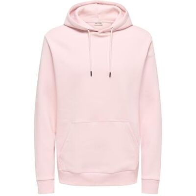 Only & Sons Onsceres Hoodie Sweat Noos, Veiled rosa, L Only & Sons Onsceres Hoodie Sweat Noos, Veiled rosa, L