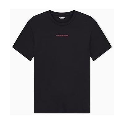 Giorgio Armani Mäns texturerad elastisk rund hals t-shirt svart L anpassad passform passform, Svart, L Giorgio Armani Mäns texturerad elastisk rund hals t-shirt svart L anpassad passform passform, Svart, L