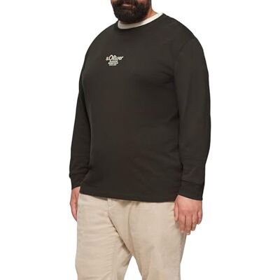 s.Oliver 2162192 broderad logotyp långärmad T-shirt, 89d1, XXL herr, 89d1, XXL s.Oliver 2162192 broderad logotyp långärmad T-shirt, 89d1, XXL herr, 89d1, XXL