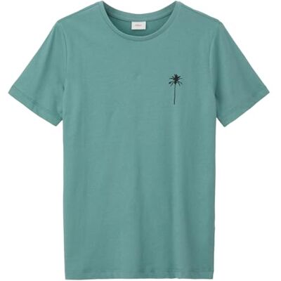 s.Oliver Pojkar t-shirt med ryggtryck, Petrol 6553, L s.Oliver Pojkar t-shirt med ryggtryck, Petrol 6553, L