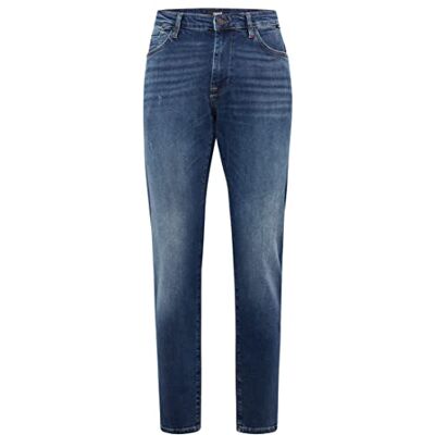 Mavi Chris jeans för män, Begagnad komfort, 32W x 30L Mavi Chris jeans för män, Begagnad komfort, 32W x 30L
