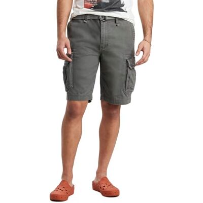 UNIONBAY Survivor cargoshorts för herr, med bälte, normal- och stor- och långstorlekar, 52 UNIONBAY Survivor cargoshorts för herr, med bälte, normal- och stor- och långstorlekar, 52