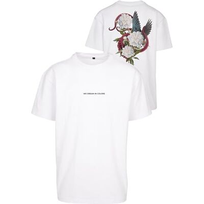 Herr T-shirt We Dream in Colors oversize Tee White L, Vit, L Herr T-shirt We Dream in Colors oversize Tee White L, Vit, L