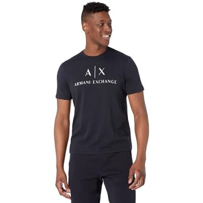 Giorgio Armani T-shirt för män, BLÅ, S Giorgio Armani T-shirt för män, BLÅ, S