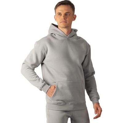 Carlheim Men's Hoodie Hudson Lounge, Stone Grey, Medium Carlheim Men's Hoodie Hudson Lounge, Stone Grey, Medium