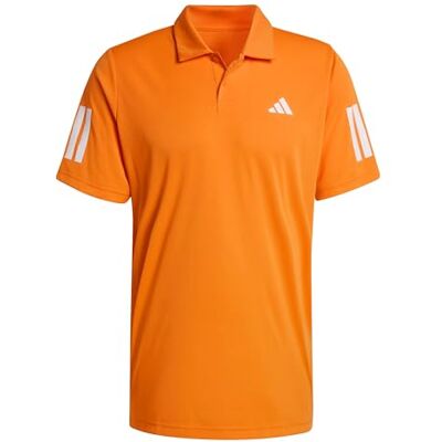 adidas Mezczyzni CLUB TENNIS 3-STRIPES POLO SHIRT, Pure Orange, M adidas Mezczyzni CLUB TENNIS 3-STRIPES POLO SHIRT, Pure Orange, M