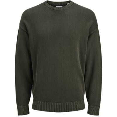 JACK & JONES Jjecharge Faded Knit Crew Neck Noos, Duffelväska, S JACK & JONES Jjecharge Faded Knit Crew Neck Noos, Duffelväska, S