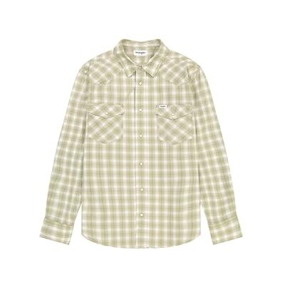 Wrangler Western Shirt för män, Te, XXL Wrangler Western Shirt för män, Te, XXL