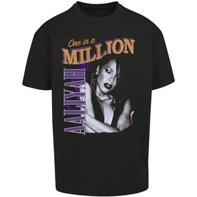 Tee Aaliyah One in A Million Oversize T-shirt herr, svart, XXL Tee Aaliyah One in A Million Oversize T-shirt herr, svart, XXL