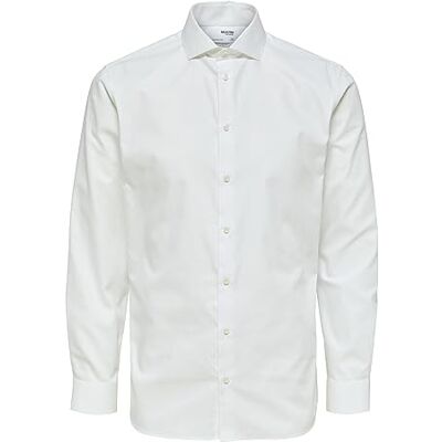 SELECTED HOMME skjorta för män långa ärmar, Ljus vit, S SELECTED HOMME skjorta för män långa ärmar, Ljus vit, S