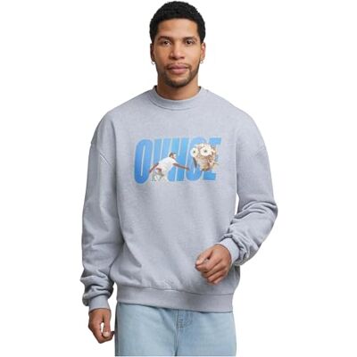 Tee Ovhoe oversize crewneck, Grå ljung, XL plus size Tee Ovhoe oversize crewneck, Grå ljung, XL plus size