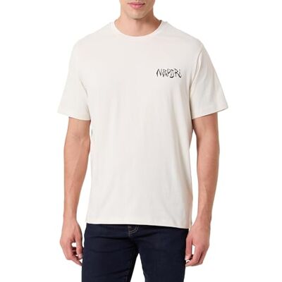 Napapijri Sine Cream T-shirt, Vit, 3XL Napapijri Sine Cream T-shirt, Vit, 3XL