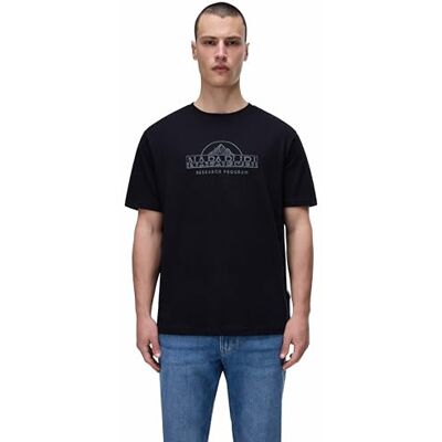 Napapijri Sandir Kortärmad T-shirt Svart, Svart skönhet, M Napapijri Sandir Kortärmad T-shirt Svart, Svart skönhet, M